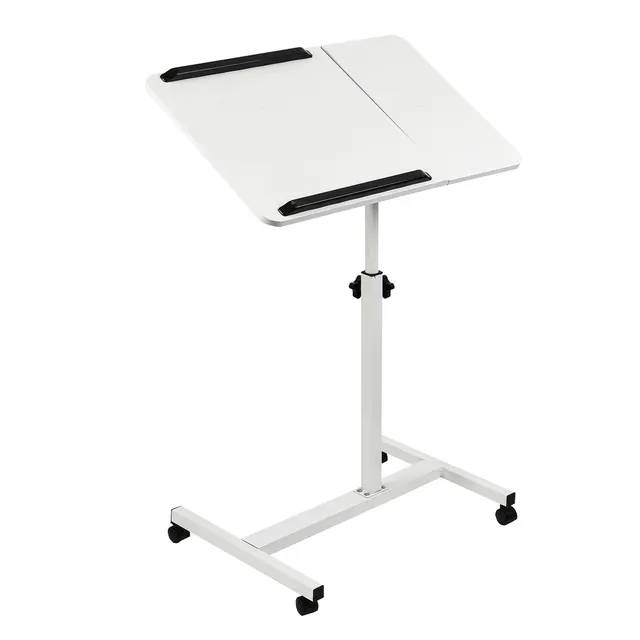 MACLEAN MOBILNE BIURKO/STAND NA LAPTOP BIAŁE REGULACJA WYSOKOŚĆ 59-89CM MAX. 30KG MC-121 W