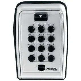 MASTER LOCK 5423EURD sejf Sejf ścienny Czarny Szary