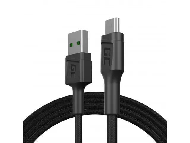 GREEN CELL KABEL KABGC20 GC POWERSTREAM USB-A - MICRO USB 120CM SZYBKIE ŁADOWANIE ULTRA CHARGE QC 3.0