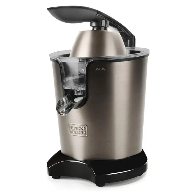 Wyciskarka do cytrusów Black+Decker BXCJ350E 350W, 0 65l, 2 nasadki, blokada kapania