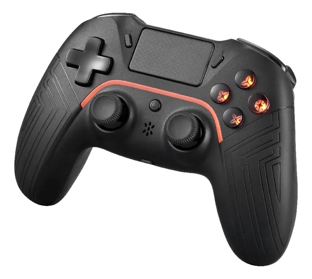 Deltaco Gaming GAM-139 kontroler gier Czarny Bluetooth/USB Gamepad Cyfrowy Android PC PlayStation 4