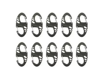 Zestaw karabińczyków Mil-Tec S-Hook – Zielony