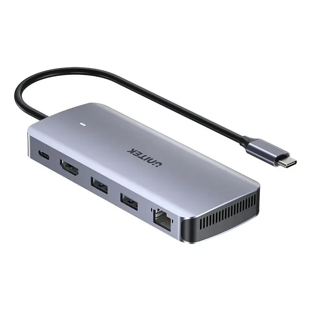 UNITEK AKTYWNY HUB USB-C 10GBPS M.2 HDMI PD 100W