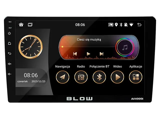 BLOW RADIO AVH-9991 1DIN 9 ANDROID/WIFI/GPS/ CARP
