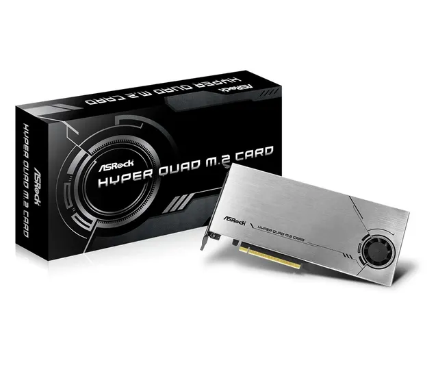 Karta ASROCK Hyper Quad M.2 do 4x M.2 SSD retail
