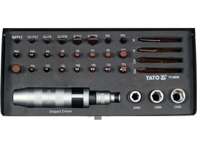 ZESTAW WKRĘTAKÓW UDAROWYCH 32 SZT YT-28000 YATO