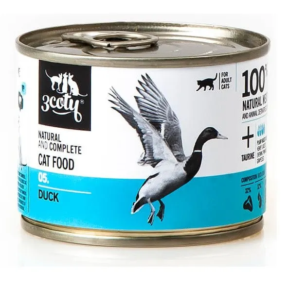3Coty DUCK for Adult cats 180g
