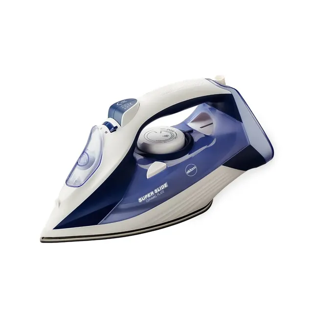 ELDOM ŻELAZKO PAROWE DA36 PRESS 2200W CERAMICZNA STOPA ANTI-DRIP SAMOOCZYSZCZANE STOPY WYŻUT PARY 20G/MIN. UDERZENIE PARY
