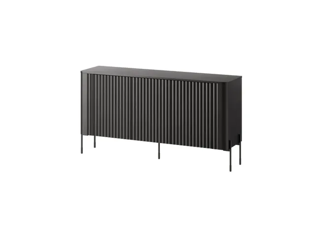 Komoda VERA 150x40x80 czarny mat