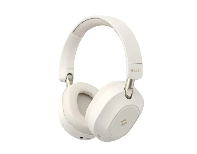 Słuchawki bezprzew. bluetooth Havit H668BT beżowy