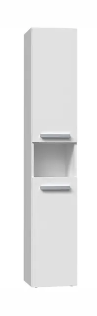 Szafka łazienkowa NEL III 31x30xH174 biel mat