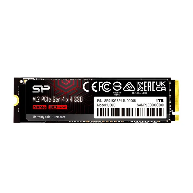 Dysk SSD Silicon Power UD90 1TB M.2 PCIe NVMe Gen4x4 NVMe 1.4 4800/4200 MB/s