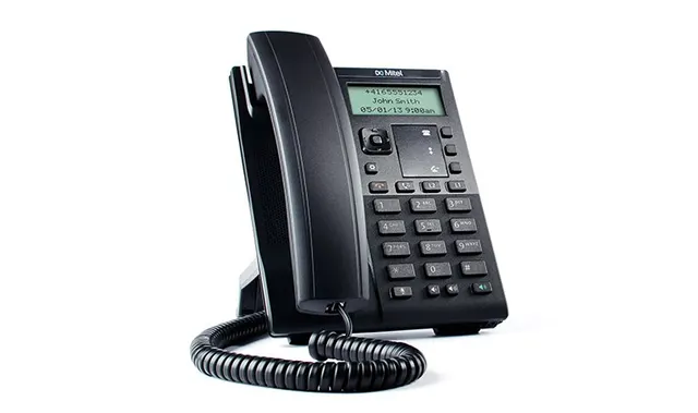 Telefon IP Mitel 6863 czarny 2 linie