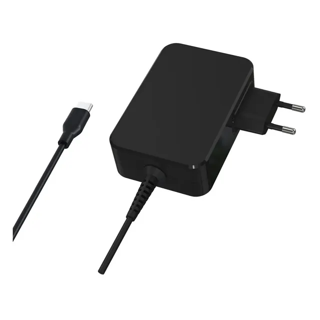 LC-Power LC-NB-GAN-90-C ładowarka do urządzeń przenośnych Laptop Czarny Prąd przemienny Wewnętrzna