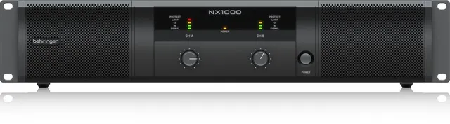 Behringer NX1000 wzmacniacz audio Przedstawienie/scena Czarny