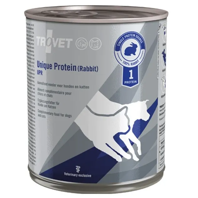 Trovet UPR Unique Protein królik dla psa kota 800g