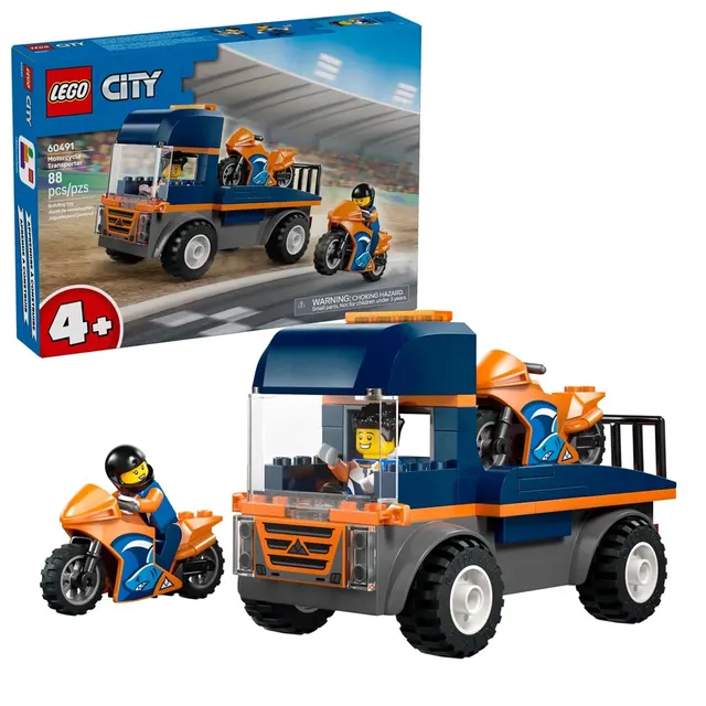 LEGO City 60491 - Laweta dla motocykli