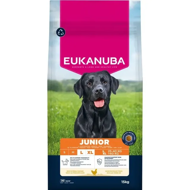 Eukanuba Premium Nutrition Junior Large & Giant Breed kurczak 15kg
