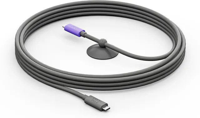 Kabel USB Logitech 952-000195 USB 3.2 Gen 2 (3.1 Gen 2) 5 m USB C Grafitowy Fioletowy