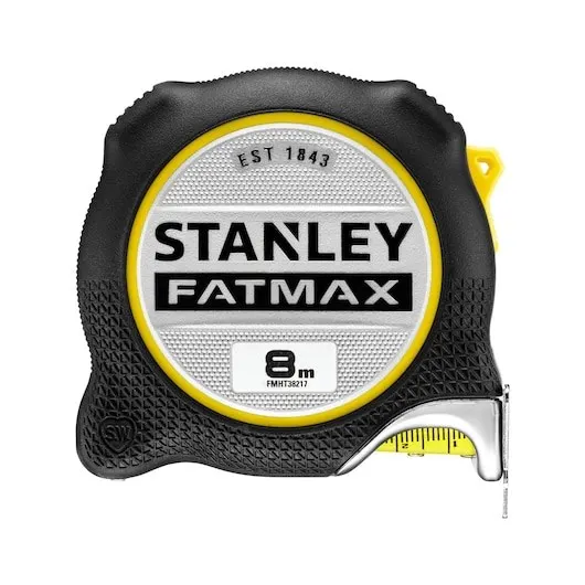 Stanley FMHT38217-0 taśma miernicza 8 m Czarny Żółty
