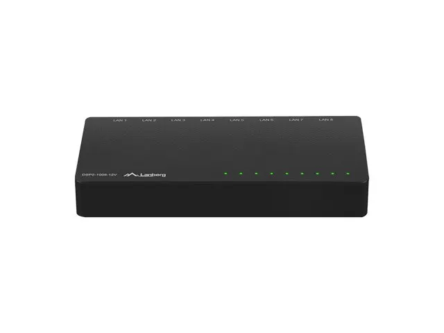 LANBERG SWITCH DSP2-1008-12V (8-PORT 12V 1GB/S)