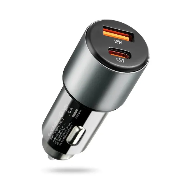 EVERACTIVE ŁADOWARKA SAMOCHODOWA 1 X USB QC3.0 1 X USB-C PD 83W CZARNA CC-60Q