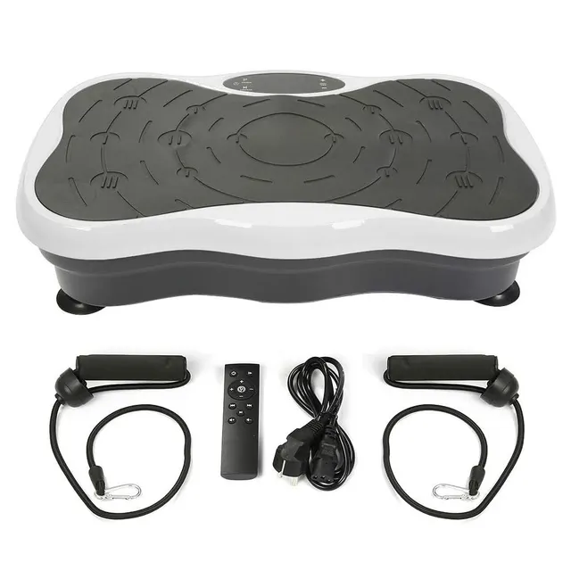 Extralink Moonwalk Spin Move Platofrma Wibracyjna do Cwiczen Fitness 200W biala