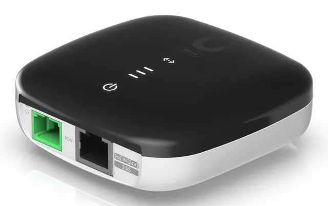 Ubiquiti WaveFiber ONU konwerter sieciowy 2488 Mbit/s 1490 nm Czarny Biały