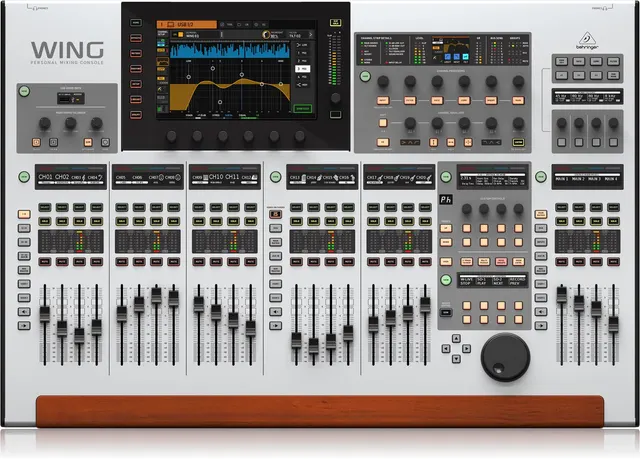 Behringer WING mikser audio 48 kan. 10 - 20000 Hz Srebrny