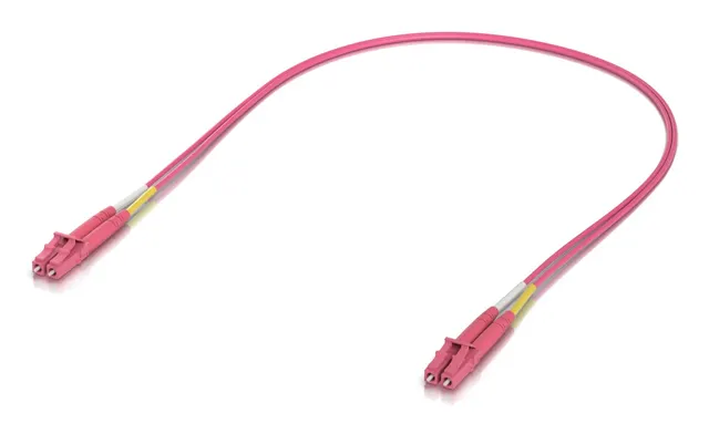 Ubiquiti UACC-OFC-M2-LULU-0.5M kabel InfiniBand / światłowodowy 0 5 m LC LC/LC Różowy