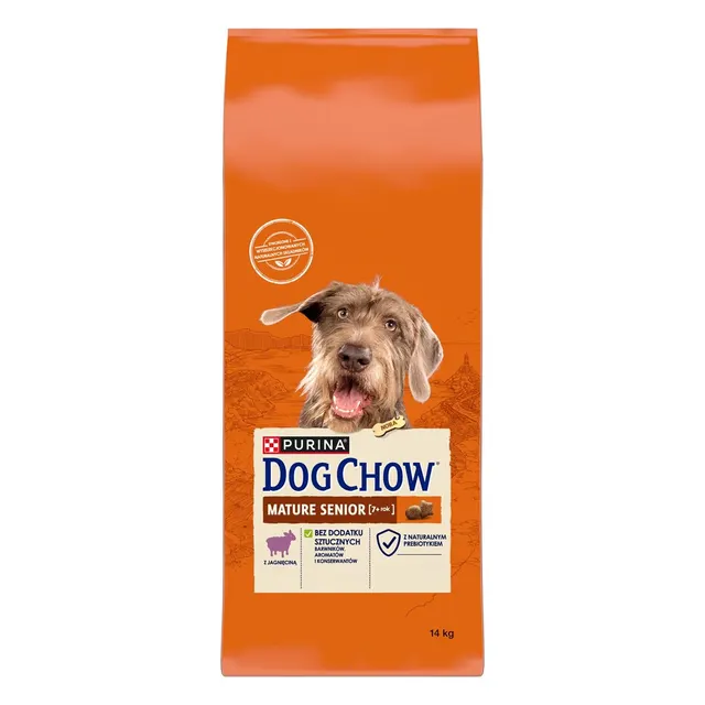 PURINA Dog Chow Mature Senior z jagnięciną - sucha karma dla psa - 14 kg