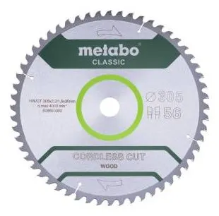 Metabo 628693000 ostrze do piły tarczowej 30 5 cm 1 szt.