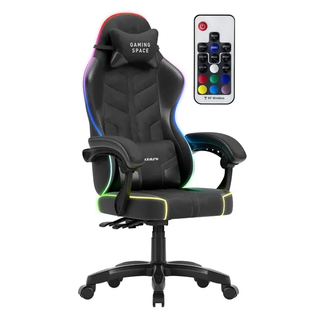 Fotel gamingowy Huzaro Force 2.7 RGB Black