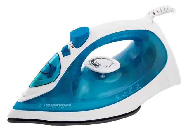 Żelazko parowe Esperanza Ceramic EHI002 (2200W; kolor niebieski)