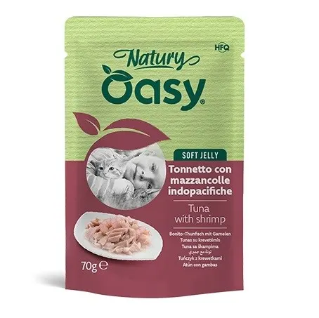 Oasy Natury Soft Jelly Tuna with shrimp 70gr