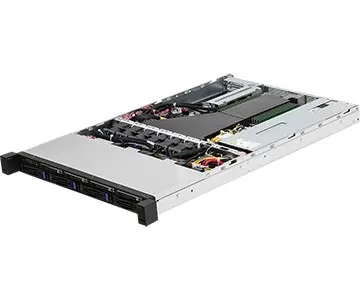 Platforma ASRock Rack (1U) AMD Epyc 7003 (4xSFF 4xLFF 2x10GbE Red. PSU IPMI)