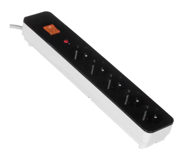 Listwa przeciwprzepięciowa HSK DATA ALP-ACARX5-----01N (5 x UTE; 10 A; 1 5m; kolor czarny)