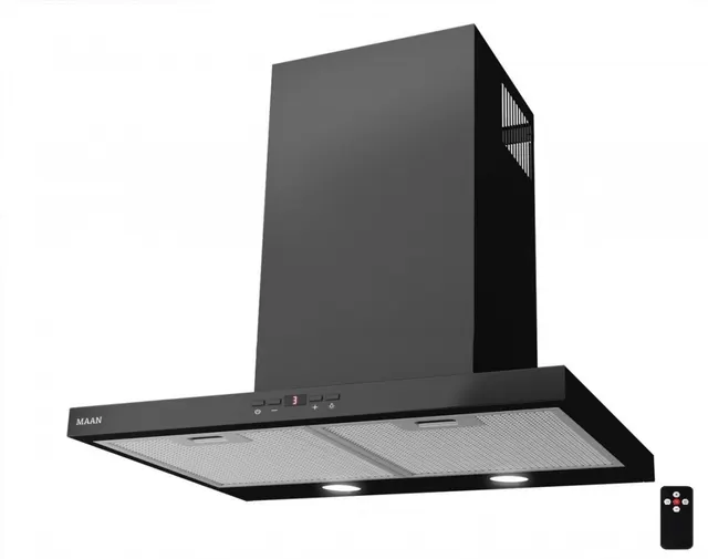 Okap kominowy MAAN Siena Soft 60 cm, LED, czarny
