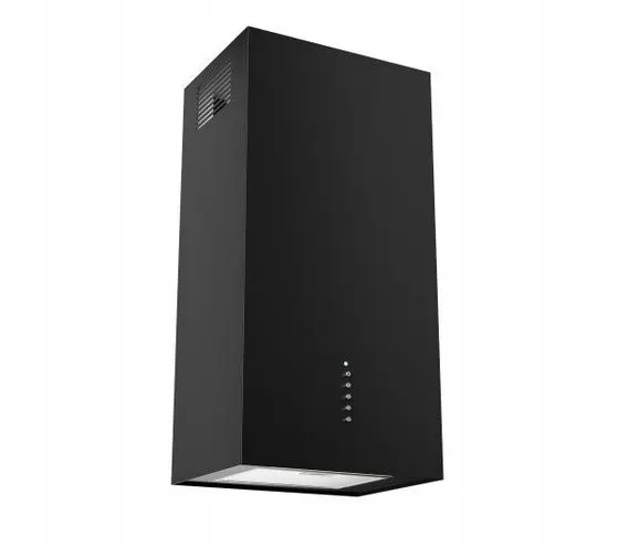 Okap kominowy AKPO WK-4 CUBERA 60 cm, 520 m3/h, LED, czarny mat