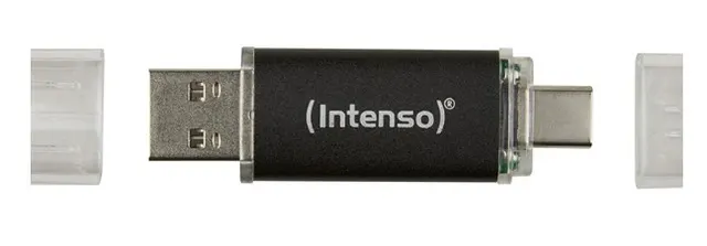 Intenso Twist Line pamięć USB 256 GB USB Type-A / USB Type-C 3.2 Gen 1 (3.1 Gen 1) Antracyt