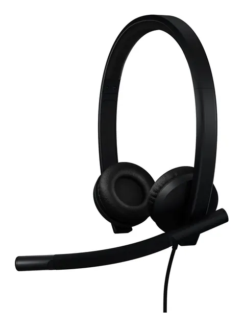 Logitech H570E Zestaw słuchawkowy Przewodowa Opaska na głowę Biuro/centrum telefoniczne USB Type-C Czarny, stereo (dwuuszne)