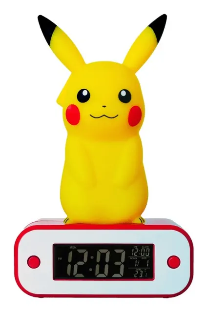 TF POKEMON LIGHT-UP ALARM CLOCK - PIKACHU