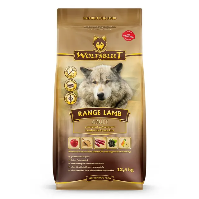 WOLFSBLUT Range Lamb Adult lamb with rice 12 5kg