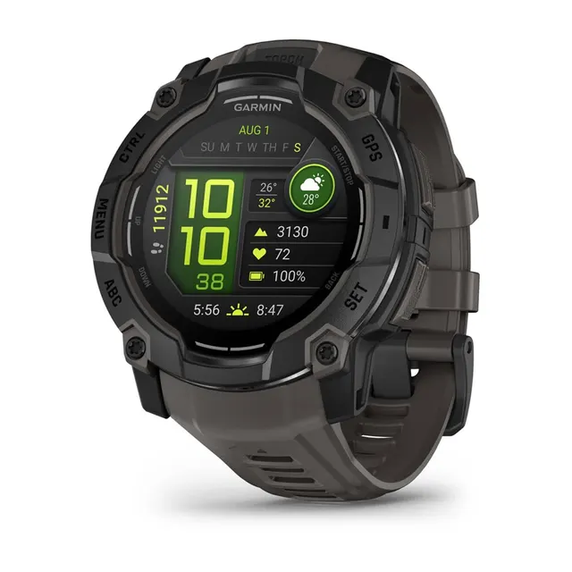 Garmin Instinct 3 AMOLED 3 3 cm (1.3 ) 50 mm Cyfrowy 416 x 416 px Ekran dotykowy Czarny GPS