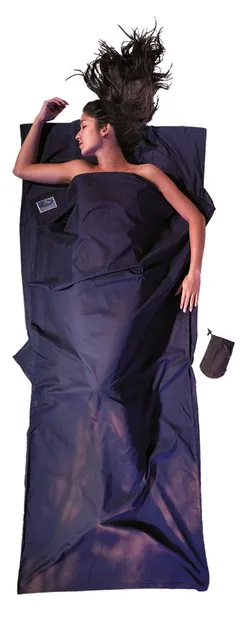 Cocoon Leicht-Reiseschlafsack Rechteck 220 x 90 cm ?gypt. Baumwolle tuareg