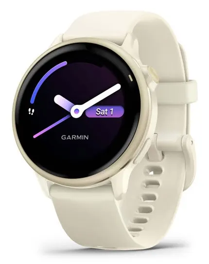 Zegarek sportowy Garmin Vivoactive 6 AMOLED 42mm Bone