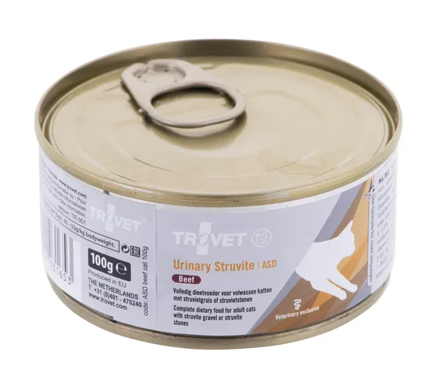 Trovet ASD Urinary Struvite z wołowiną - mokra karma dla kota - 100 g