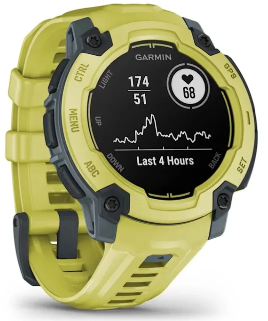 Zegarek sportowy Garmin Instinct E MIP 45mm Electric Lime