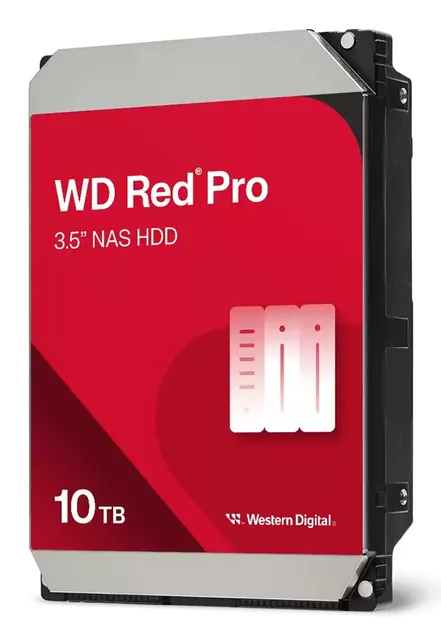 Dysk HDD WD Red Pro WD103KFBX (10 TB ; 3.5 ; 256 MB; 7200 obr/min)