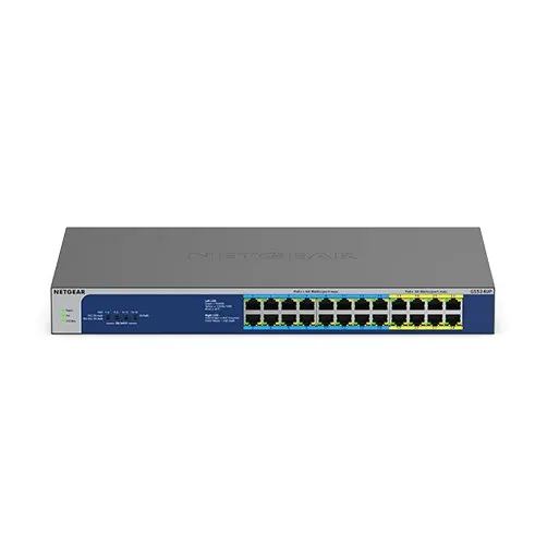 Switch Netgear GS524UP-100EUS 24p PoE 480W (PoE+: 8p PoE++: 16p) Unmanaged Gigabit